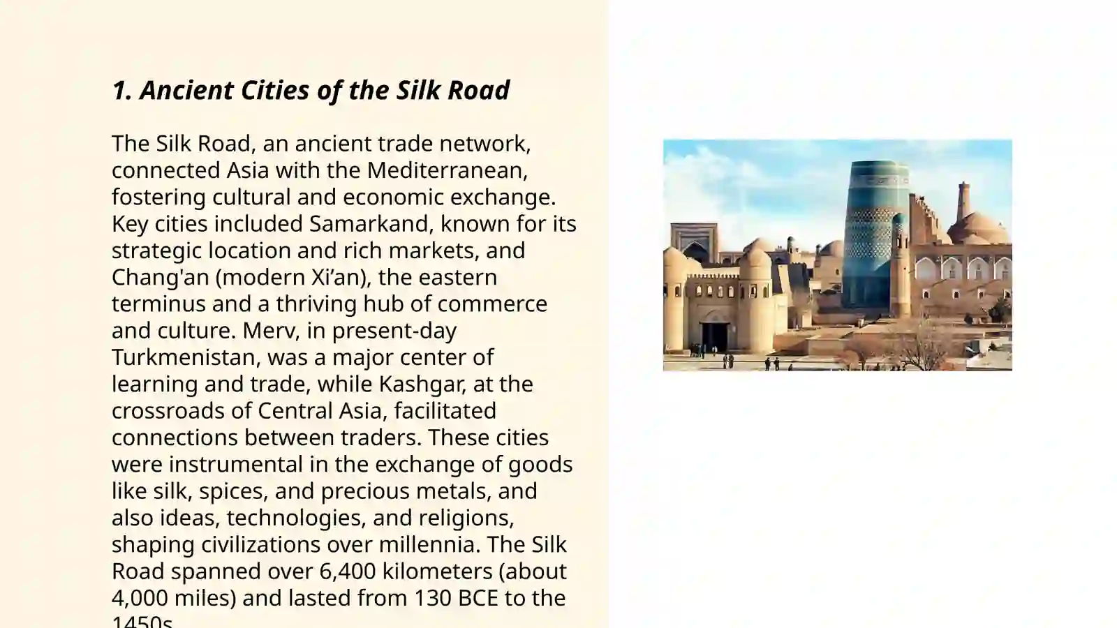 Sightseeing in Uzbekistan 3