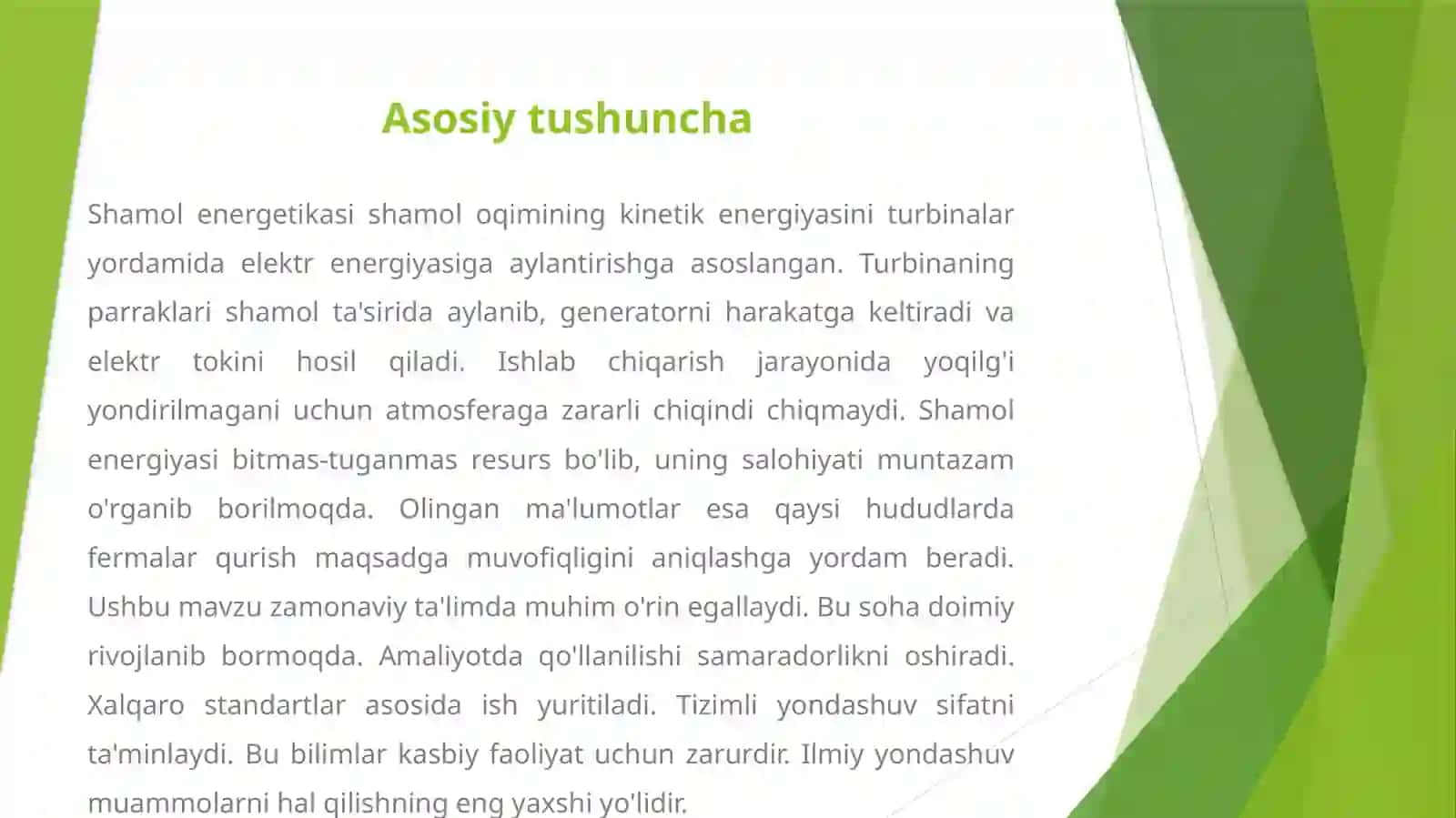 SHAMOL ENERGETIKASI VA UNDAN FOYDALANISH IMKONIYATLARI 3