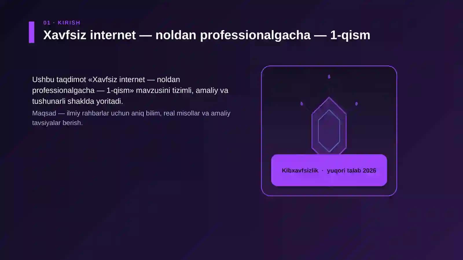 Xavfsiz internet - noldan professionalgacha - 1-qism 3