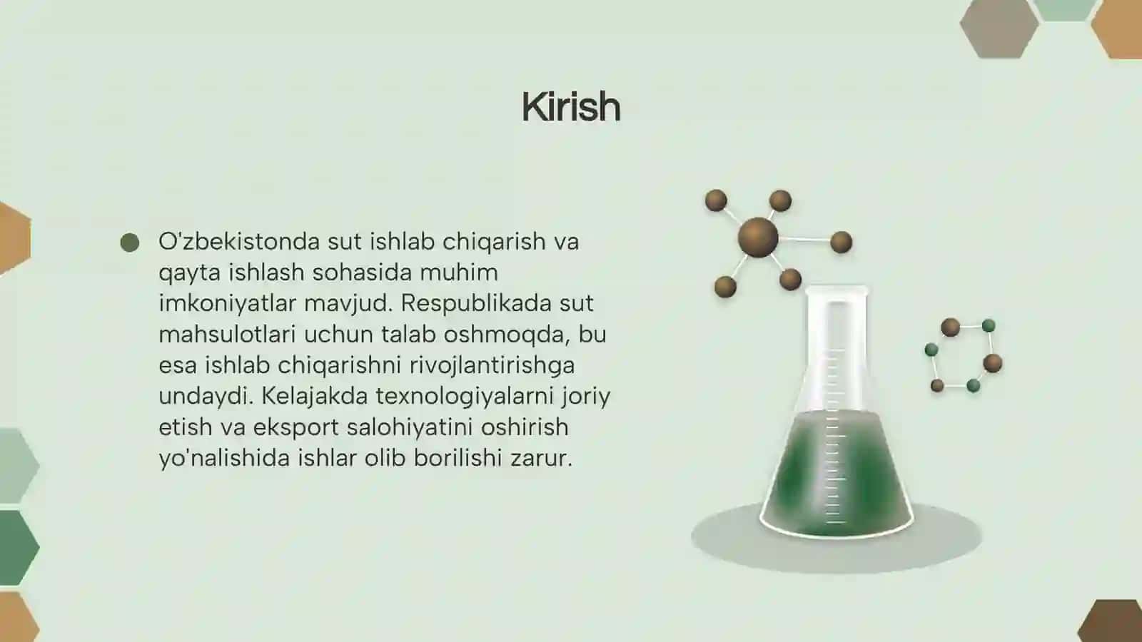 O'zbekistonda sut ishlab chiqarish va qayta ishlashning holati va istiqbollari 3