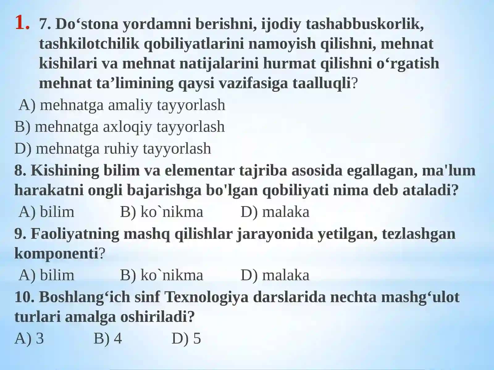 TEST 3