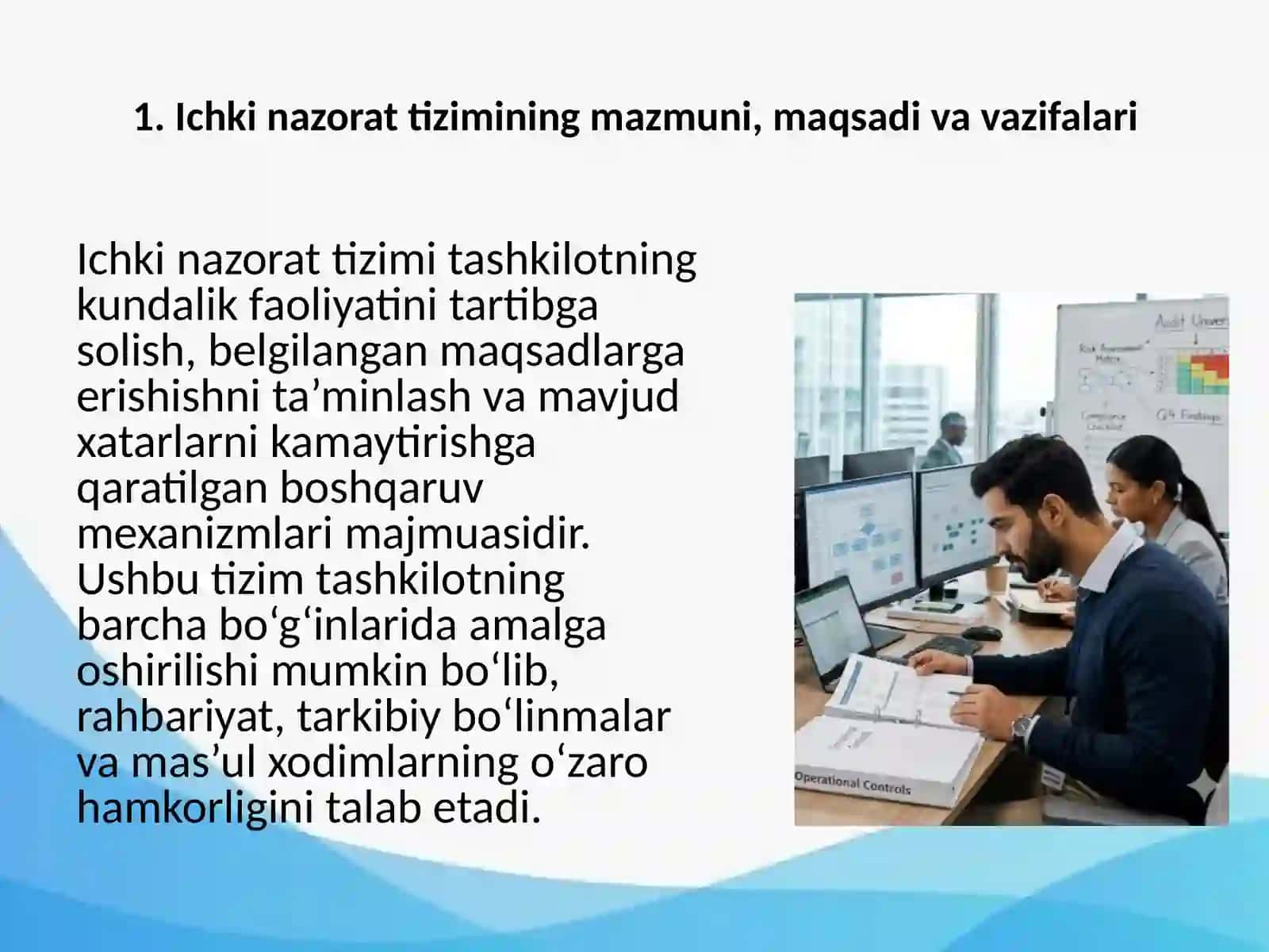 Ichki nazorat tizimida ijroni tekshirish 3