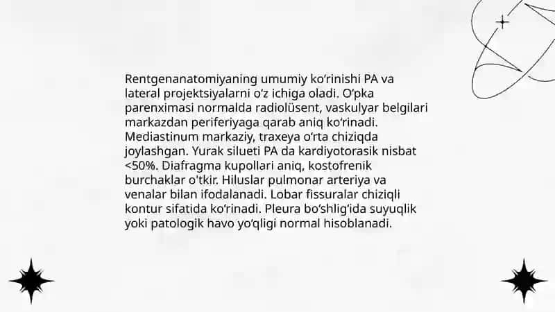 Nafas olish rentgenanatomiyasi va rivojlanish nuqsonlari 3