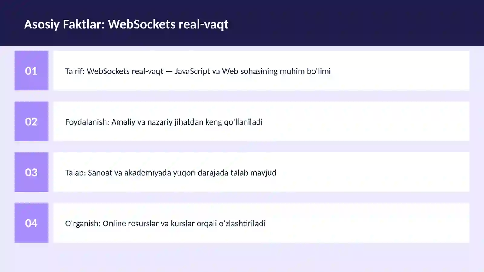 DASTURLASH | JAVASCRIPT VA WEB 3