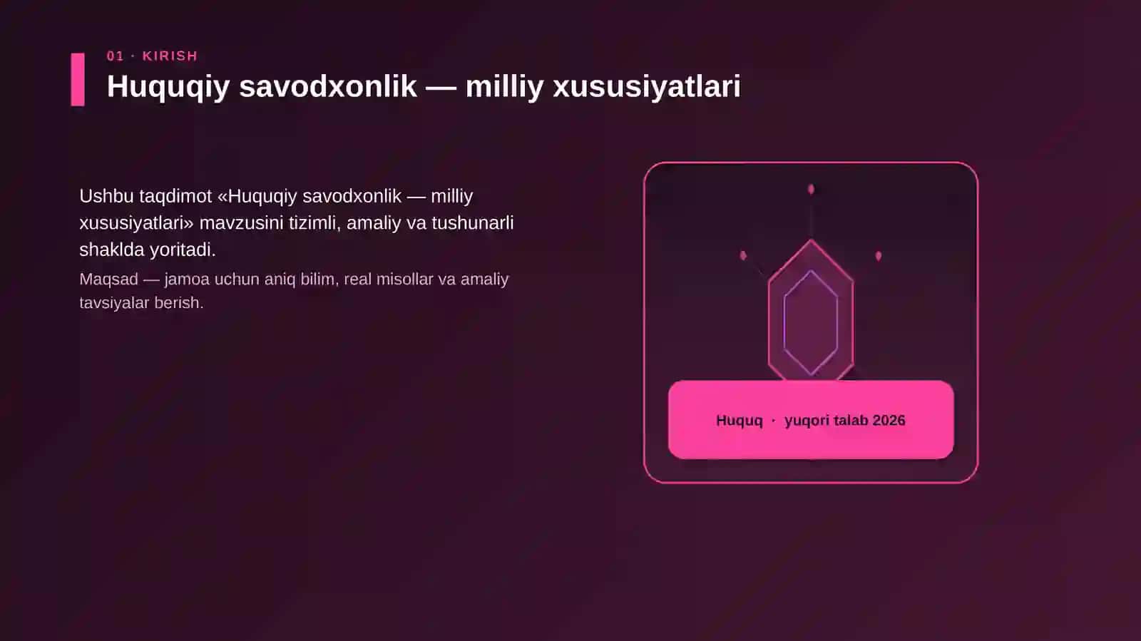 Huquqiy savodxonlik — milliy xususiyatlari 3