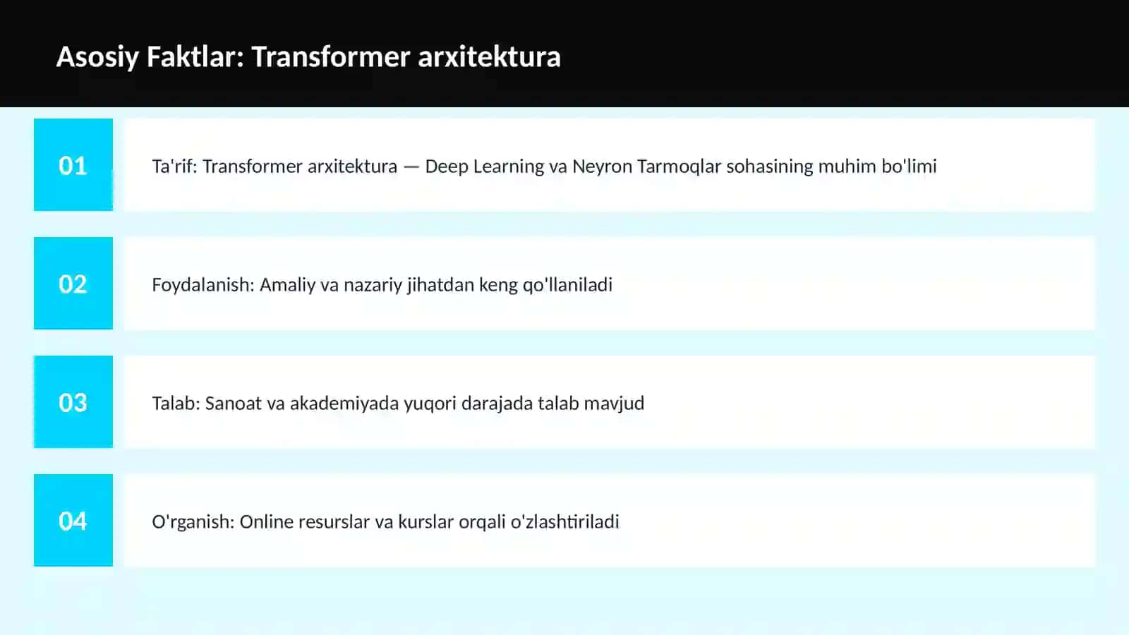 Transformer arxitektura 3