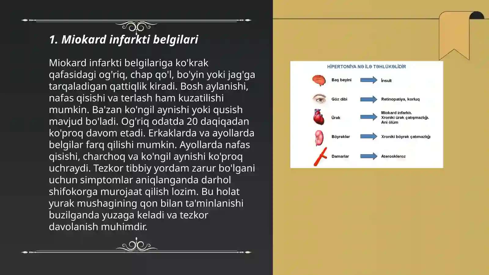 Taloqning iwemik infarkti oyoqning gangrenasi 3