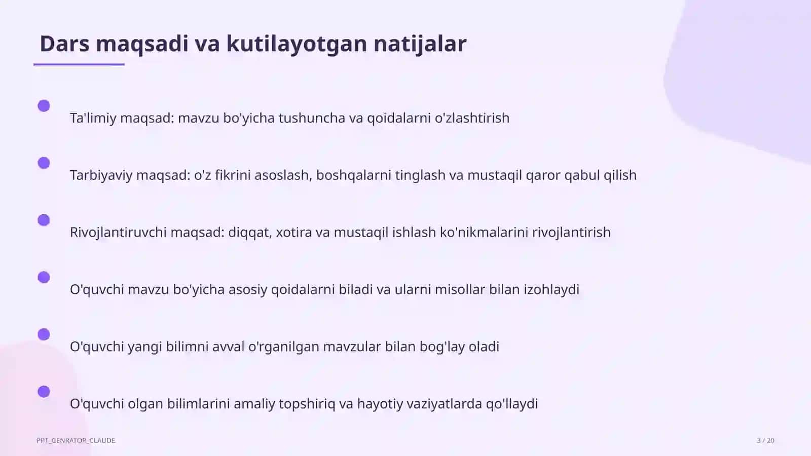 Chidamlilikni rivojlantirish: uzoq masofaga yugurish (7-sinf) 3
