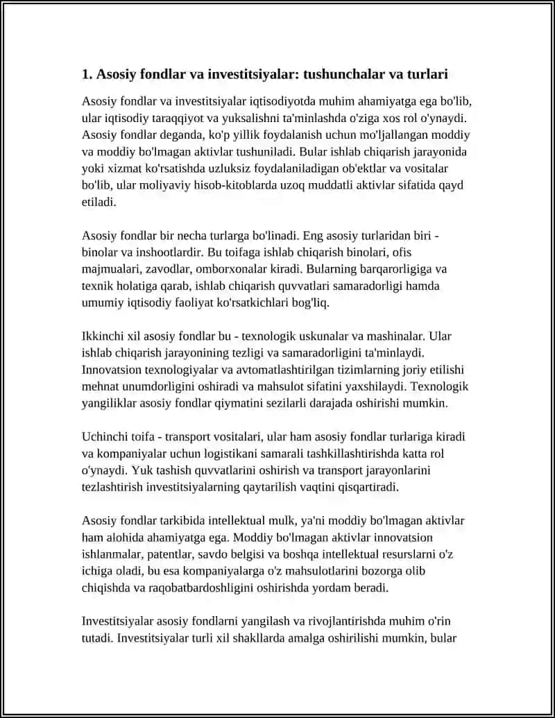 ASOSIY FONTLARDA INVESTITSIYALAR 3