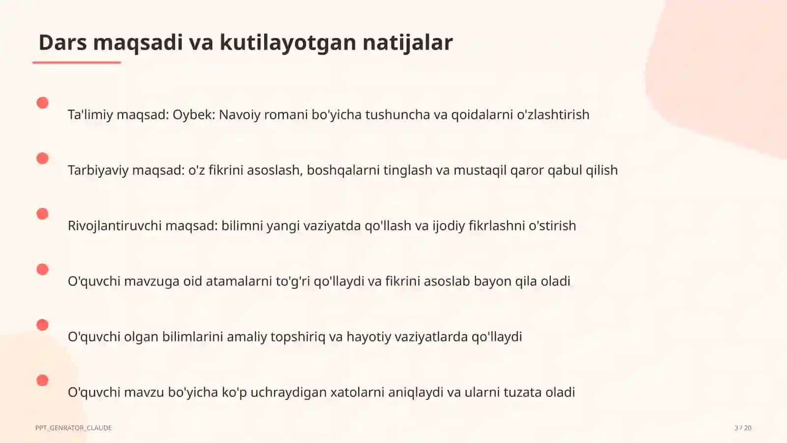 Oybek: Navoiy romani (10-sinf) 2