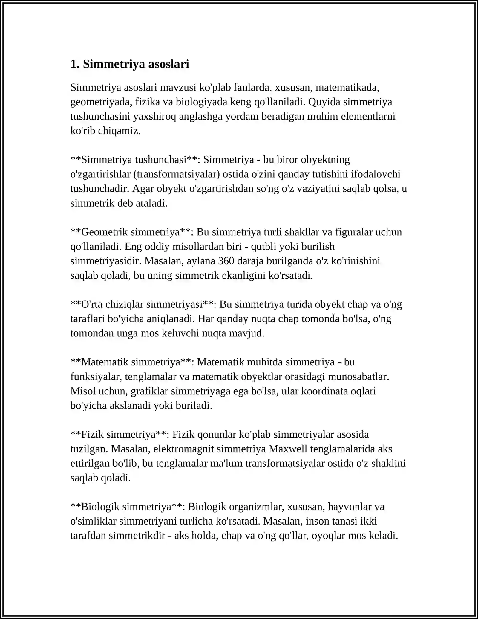 BOSHLANGʻICH SINFLARDA SIMMETRIYA TUSHUNCHASI BILAN TANISHISH 3