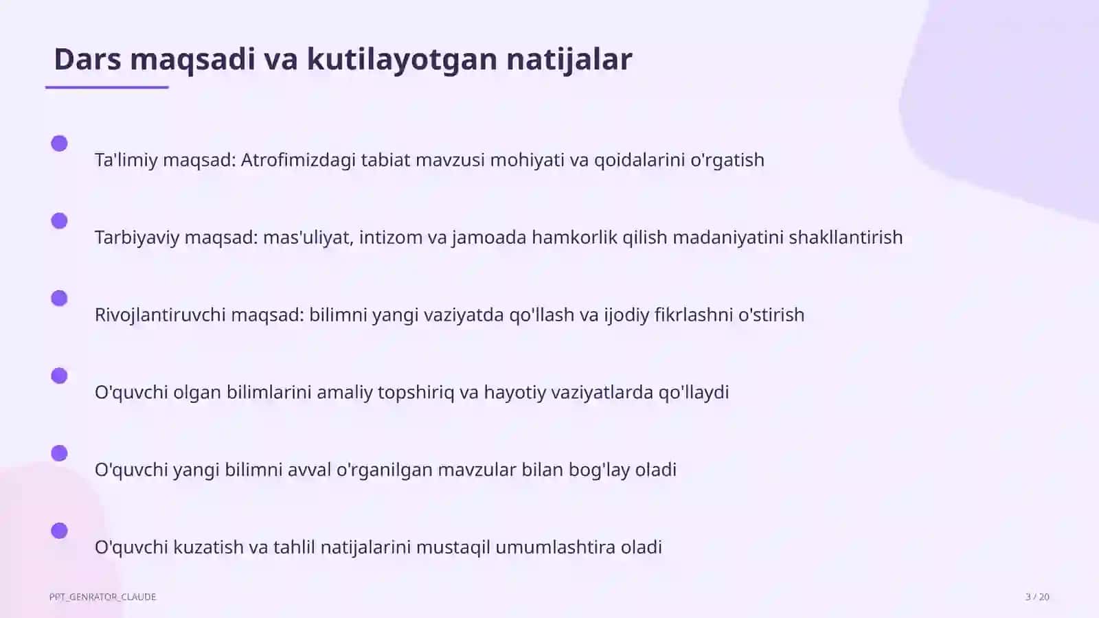 Atrofimizdagi tabiat (1-sinf) 3