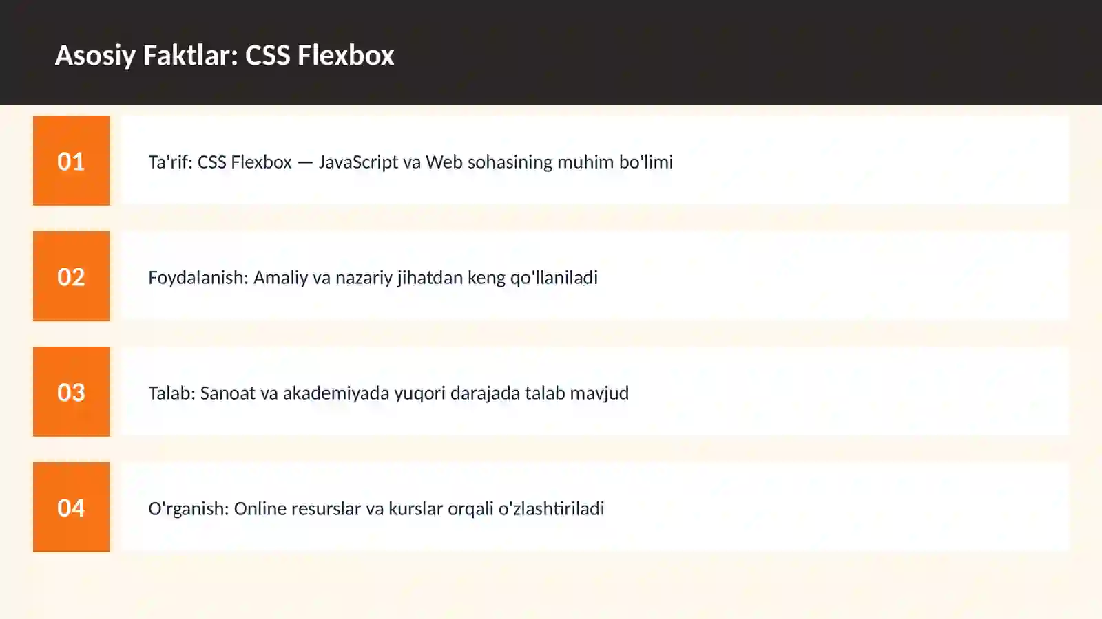 CSS Flexbox 3