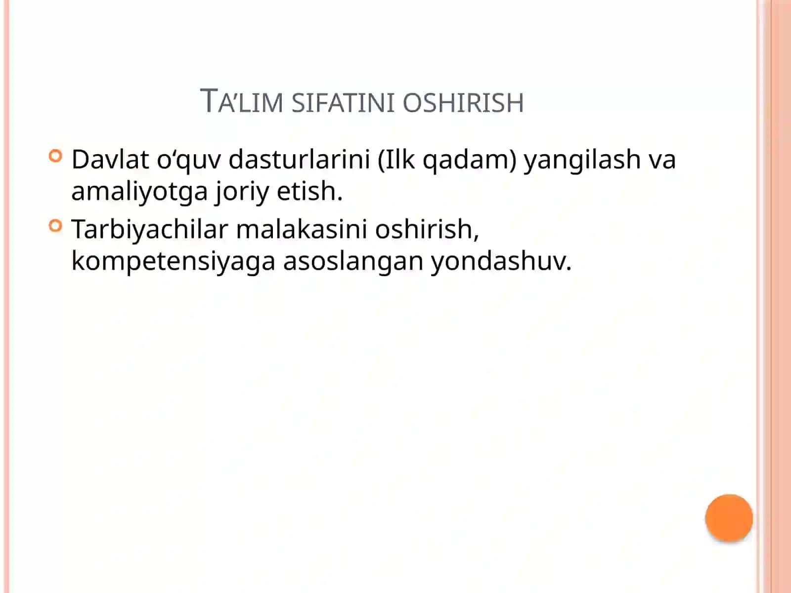 Maktabgacha ta’lim tizimini rivojlantirishning ustuvor yo‘nalishlari 3