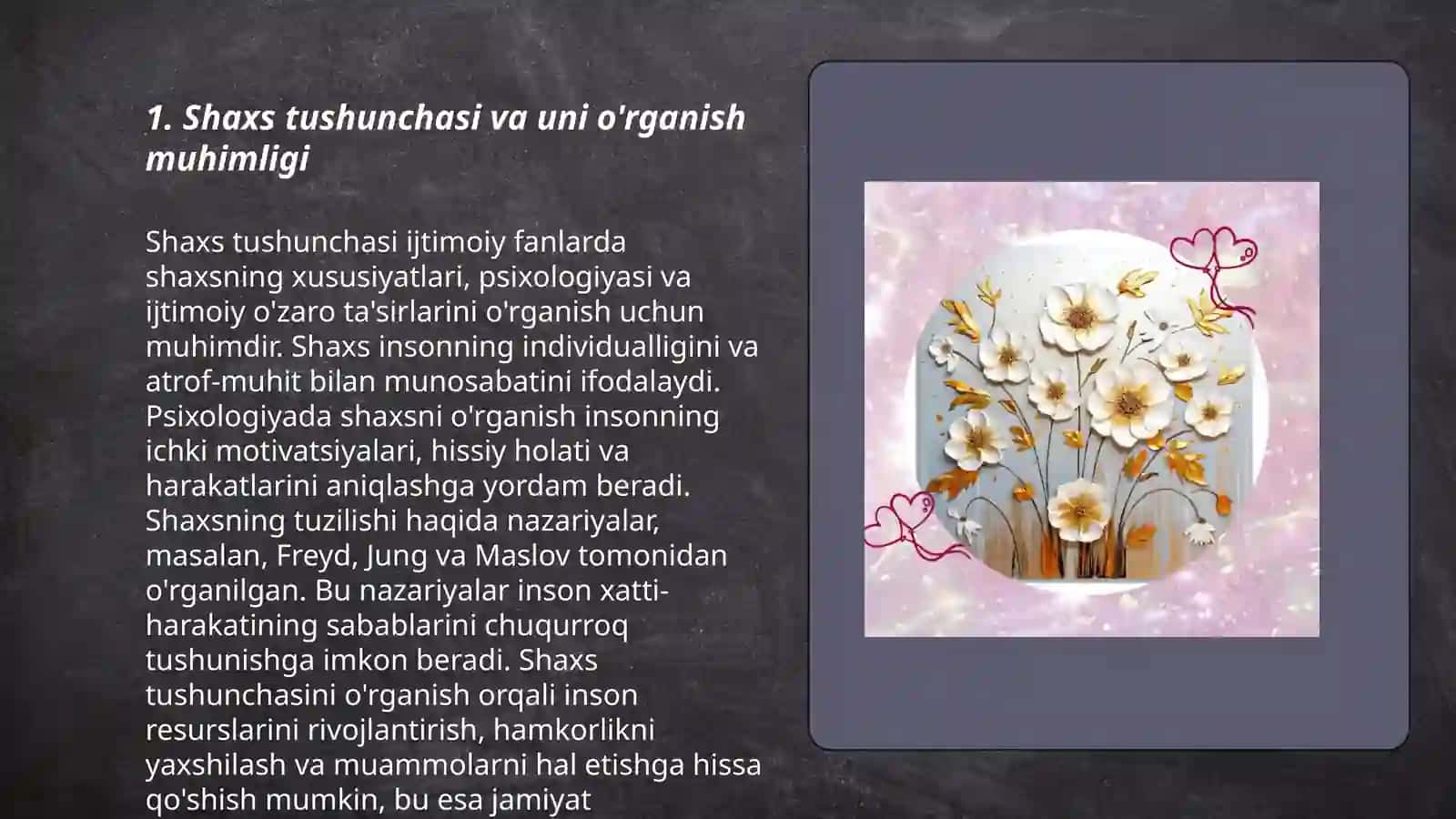 Shaxs va shaxs soʻrovnomalari tushunchasi 3