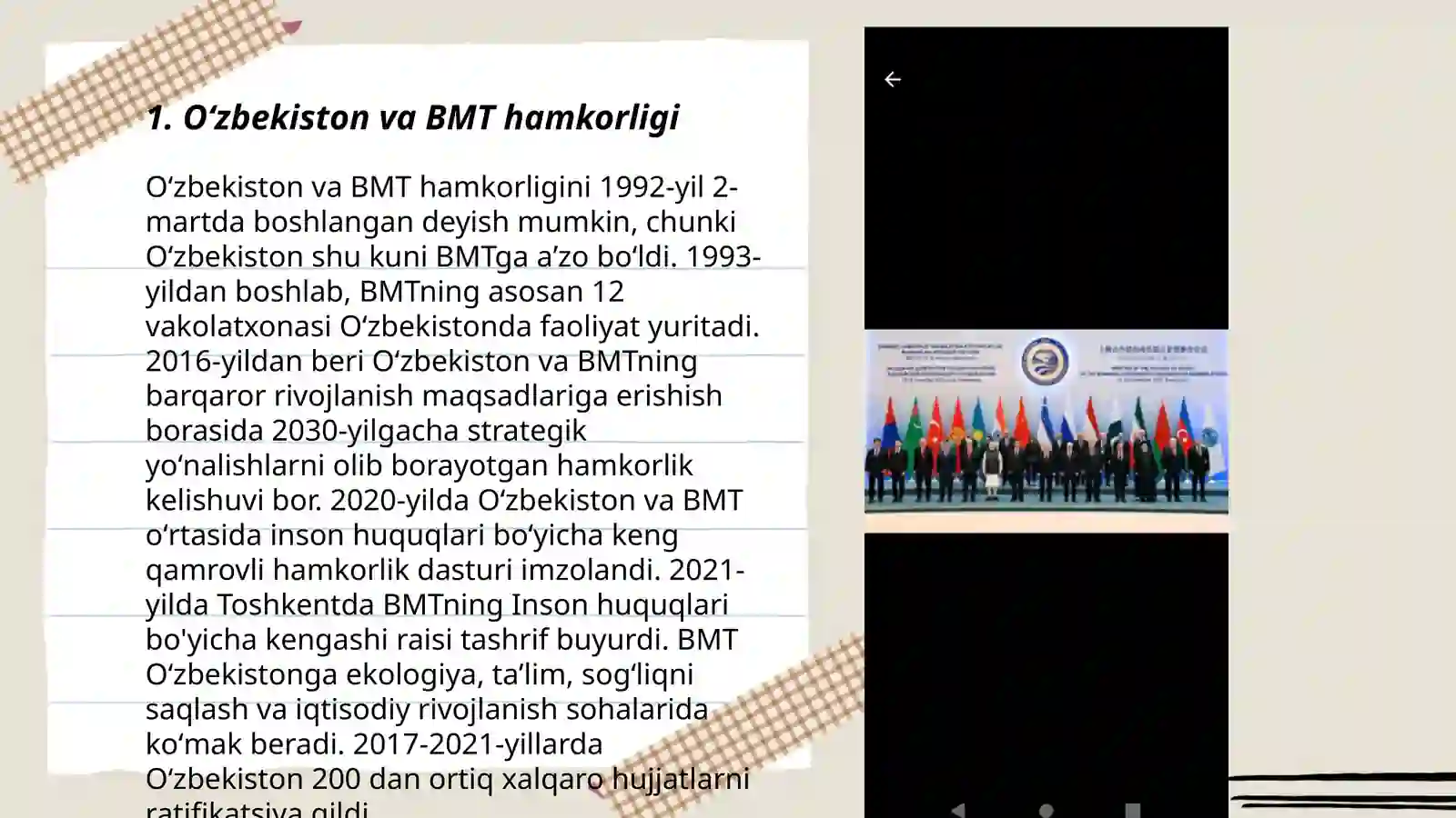 Oʻzbekiston va BMT hamkorligi 3