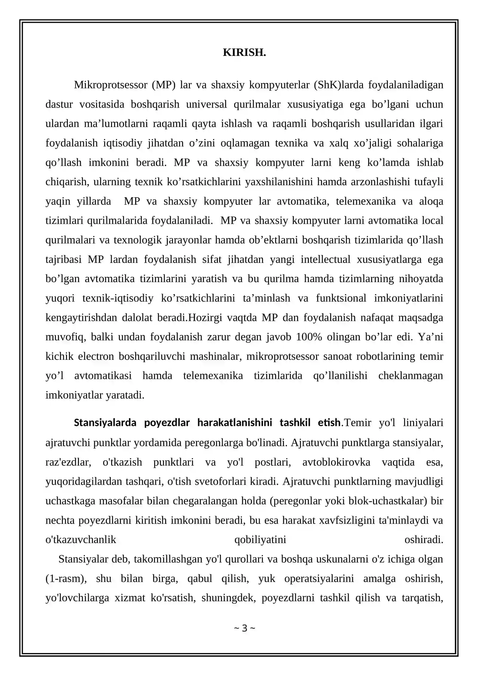 Transportda axborot tizimlari va texnologiyalari kafedrasi 3