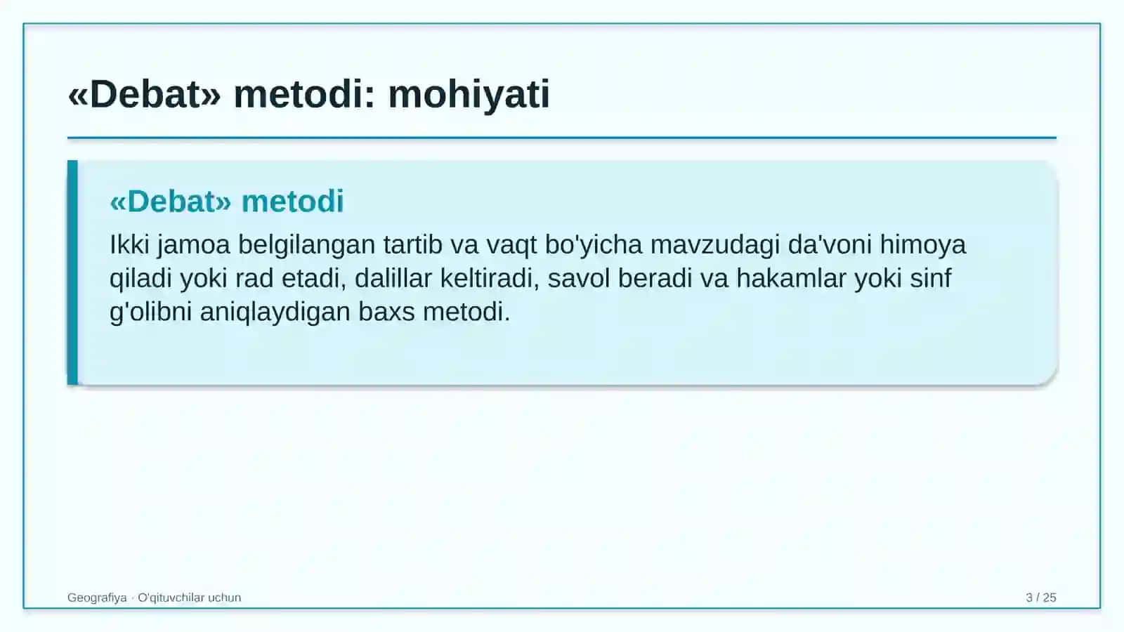 geografiya darslarida debat metodidan foydalanish 1584 3
