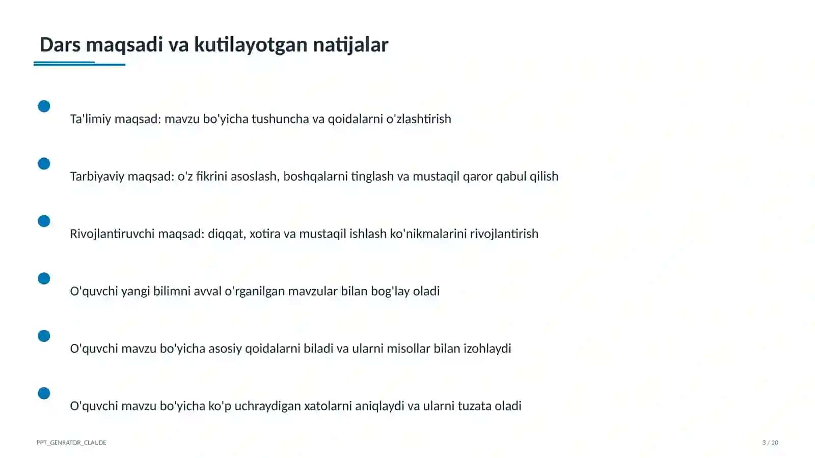 Sun'iy intellekt vositalari o'qituvchi uchun 3