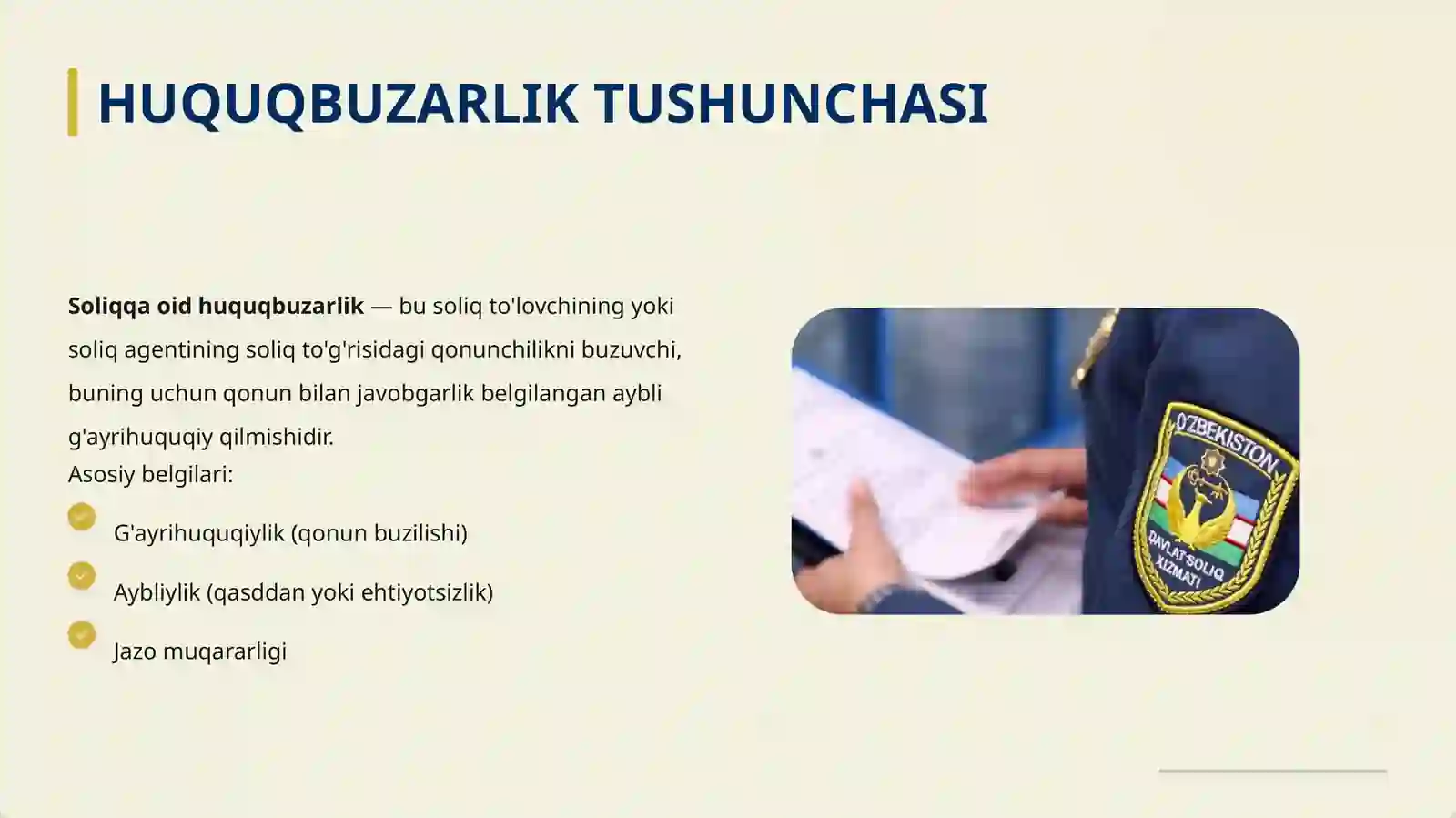 Soliqqa oid huquqbuzarliklar 3