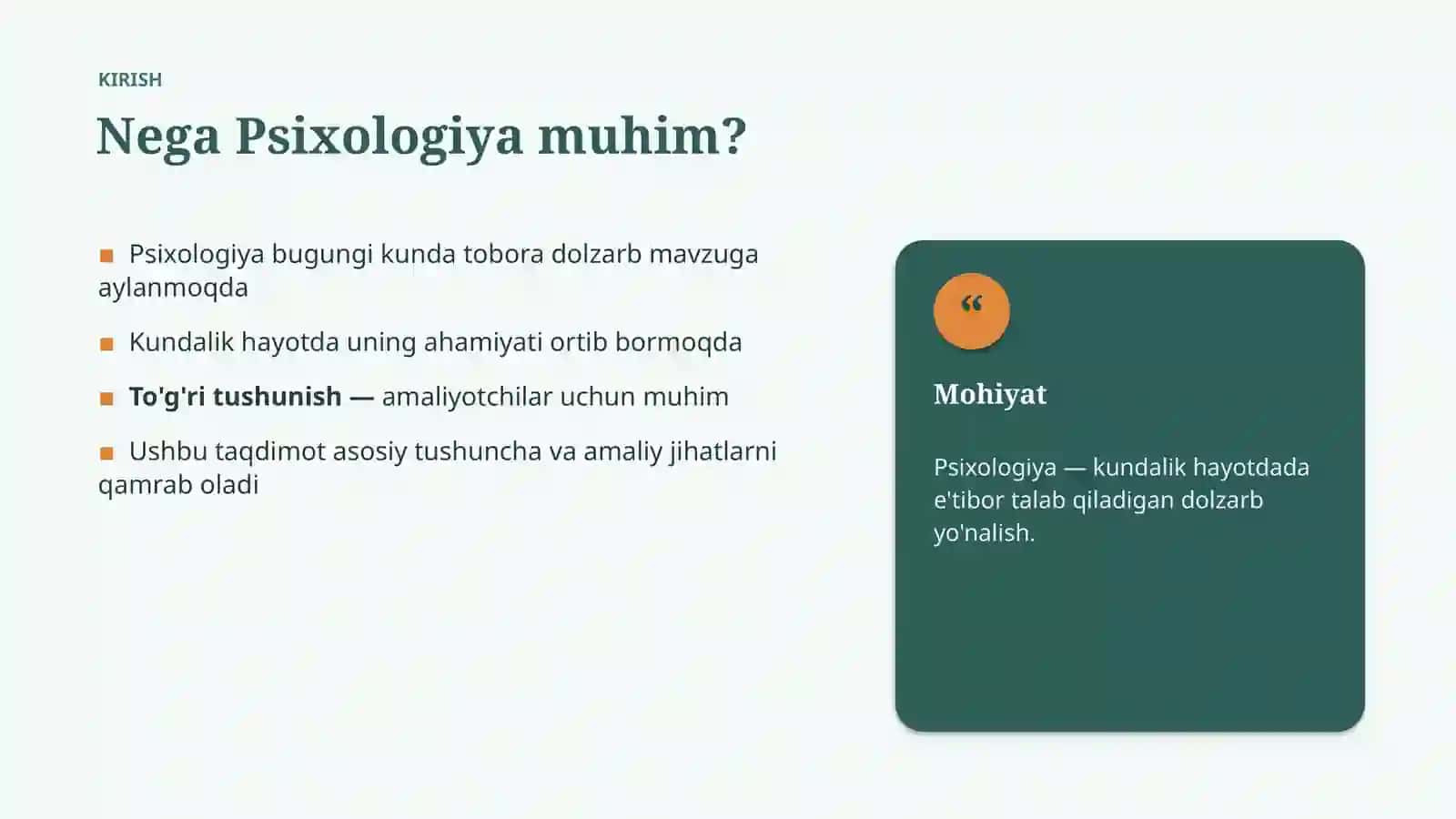KUNDALIK HAYOTDA 3