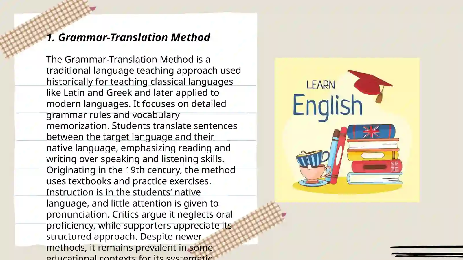 Approaches and methods in learning a foreign language 3