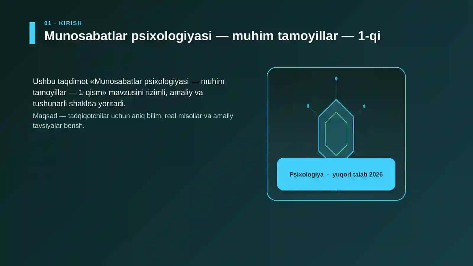 Munosabatlar psixologiyasi — muhim tamoyillar — 1-qi 3