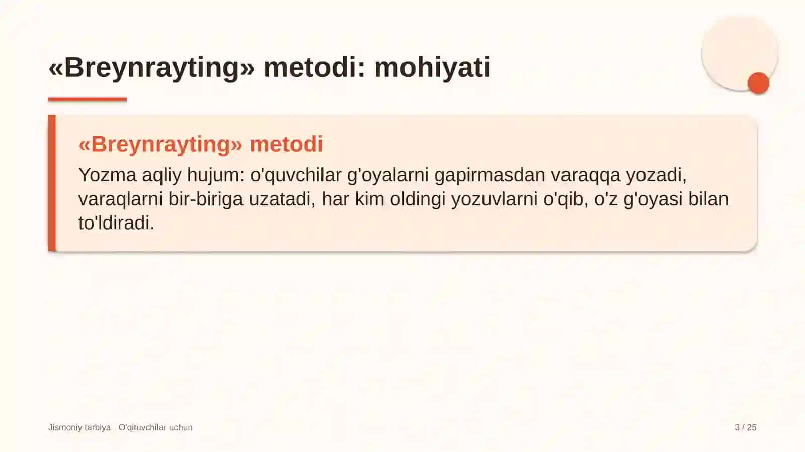 jismoniy tarbiya darslarida breynrayting metodidan foydalanish 7418 3