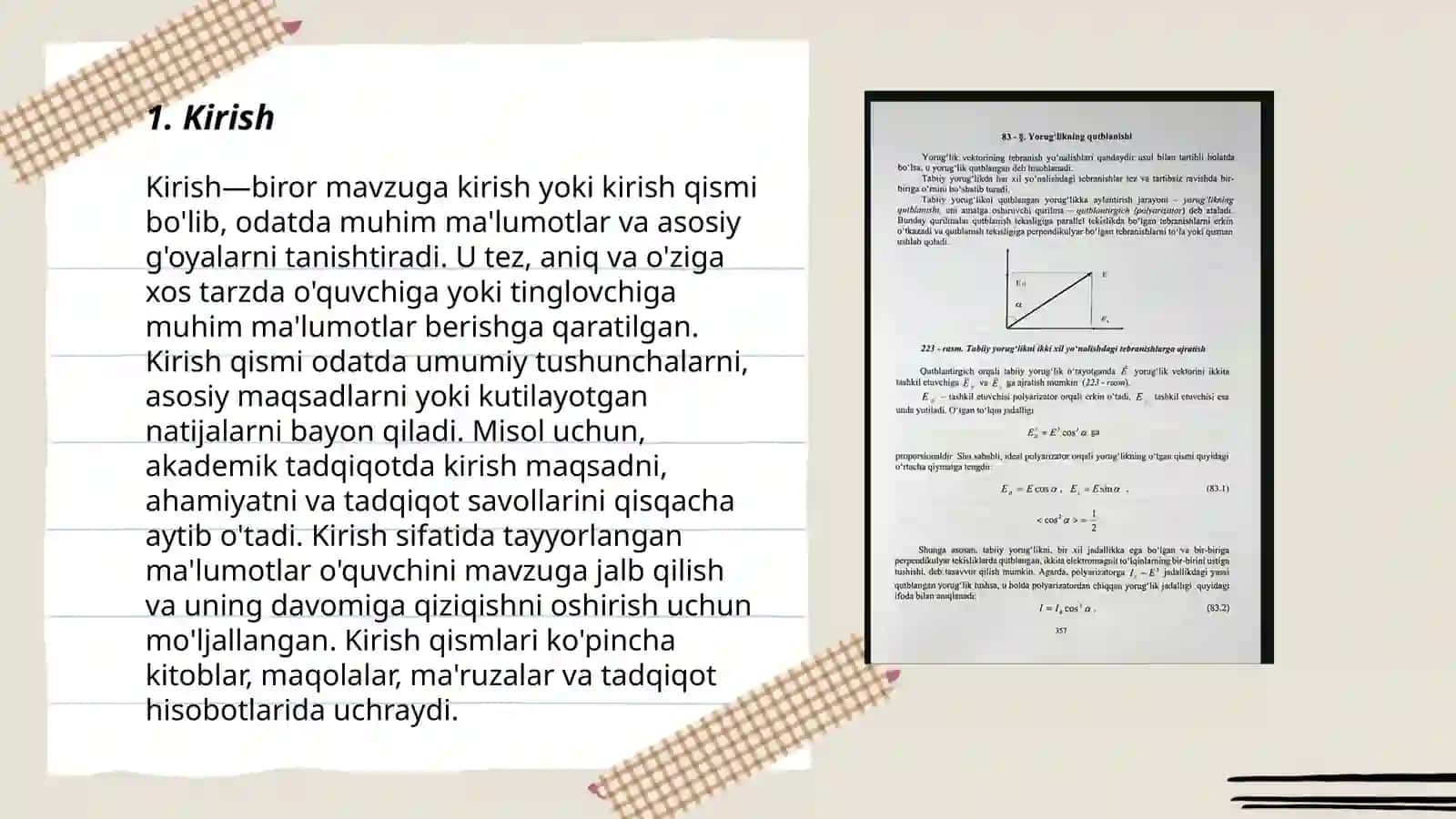 Ilmiy sharx va kurs ishi.Kurs ishining tuzilishi 3