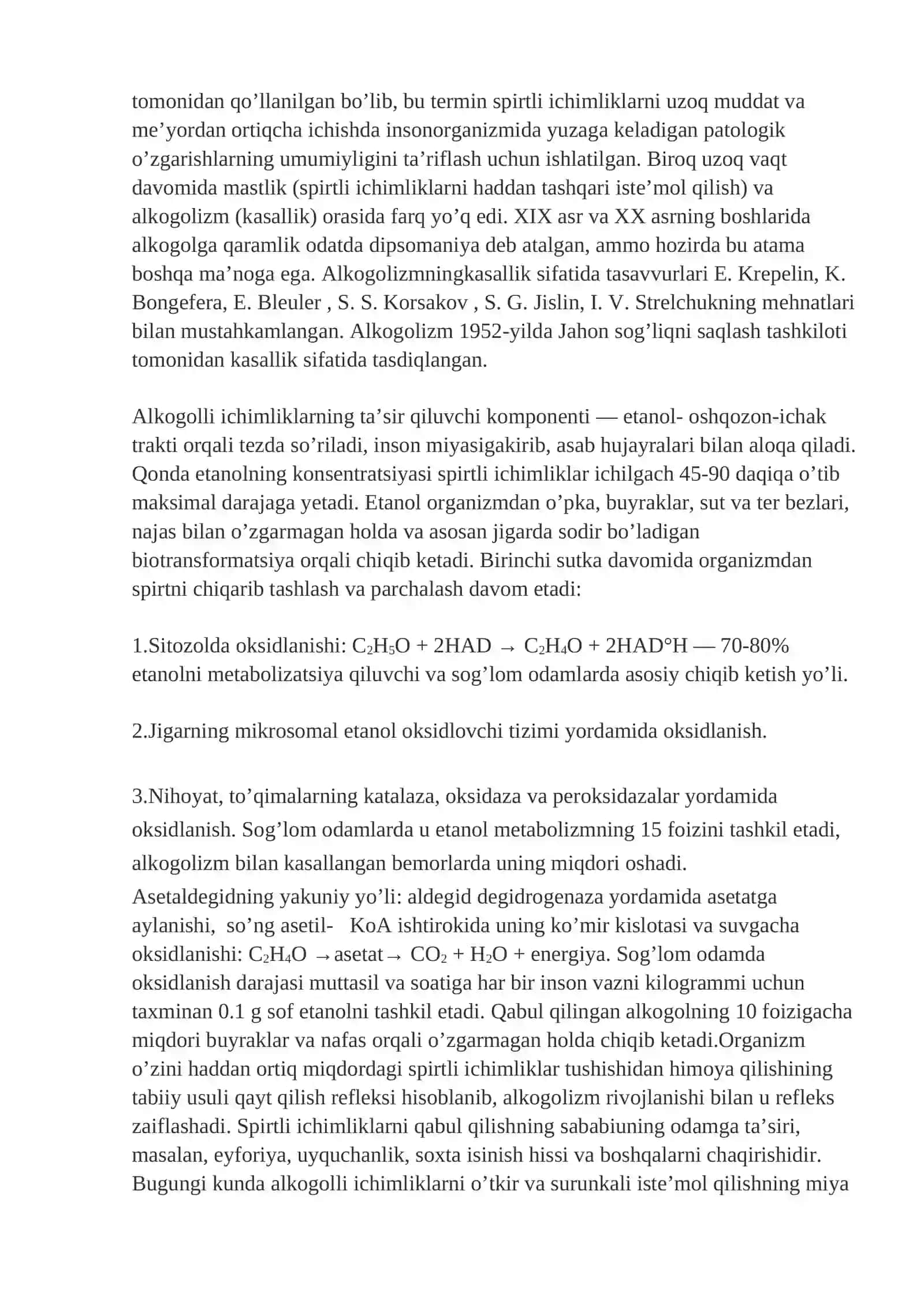 Alkogol ichimliklarning odam organizmiga ta’sir mexanizmi va salbiy oqibatlari 3