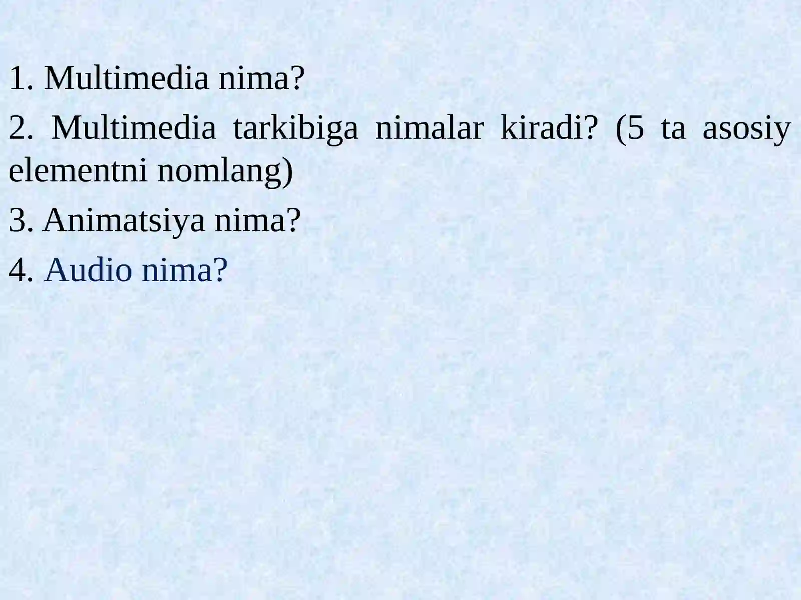 Multimediyatushunchasi 3