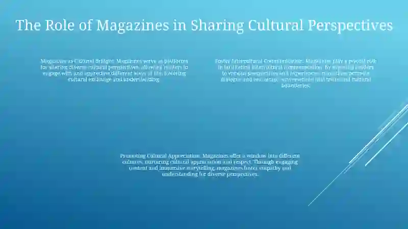 Magazines and Intercultural Communication 3