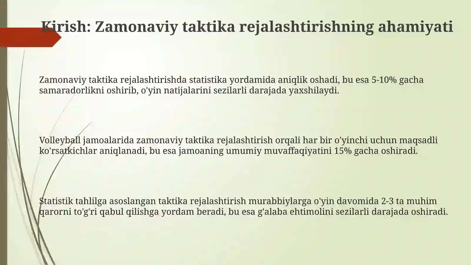 Voleybol jamoalarida dastatistiktahlilasosidataktikatuzishningzamonaviymodeli 3