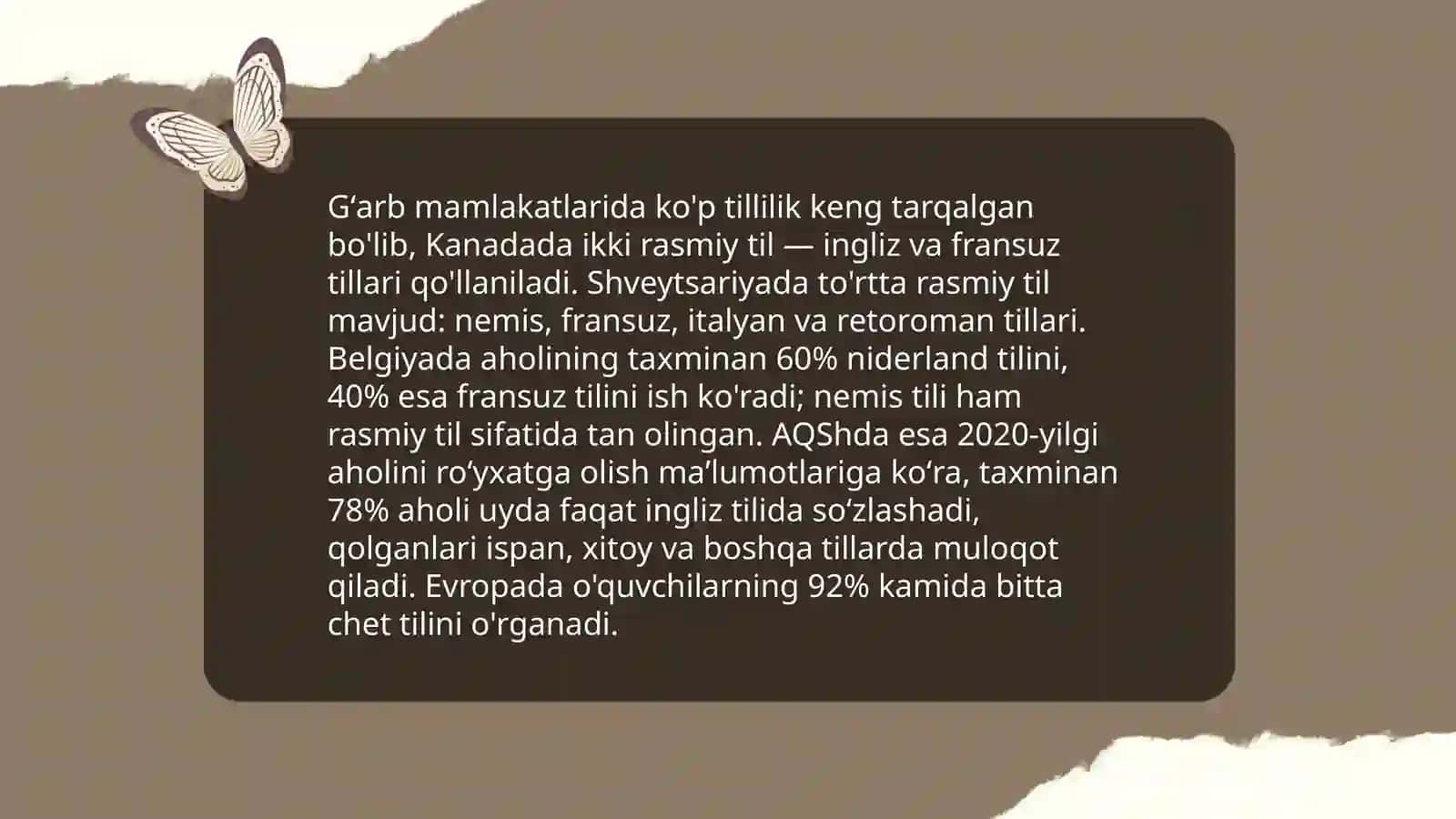 G'arb mamlakatlari sotsiolingvistikasi 3