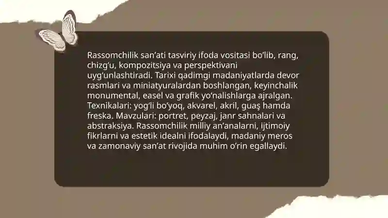 Rassomchilik sanʼati 3