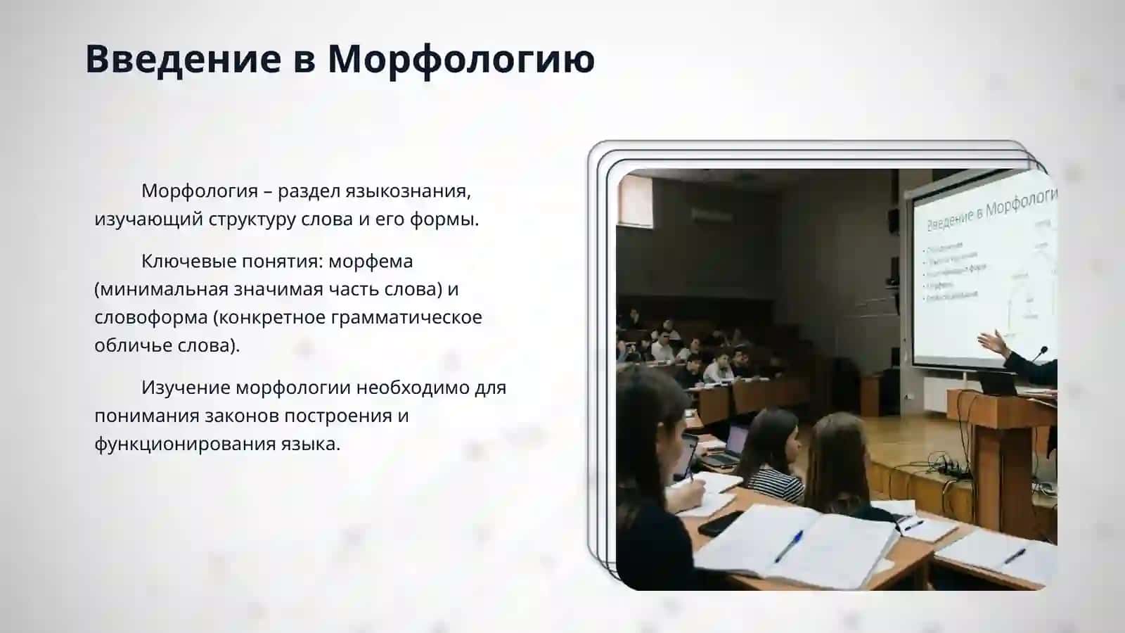 Морфология 3