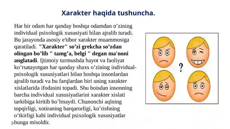 Xarakter 3