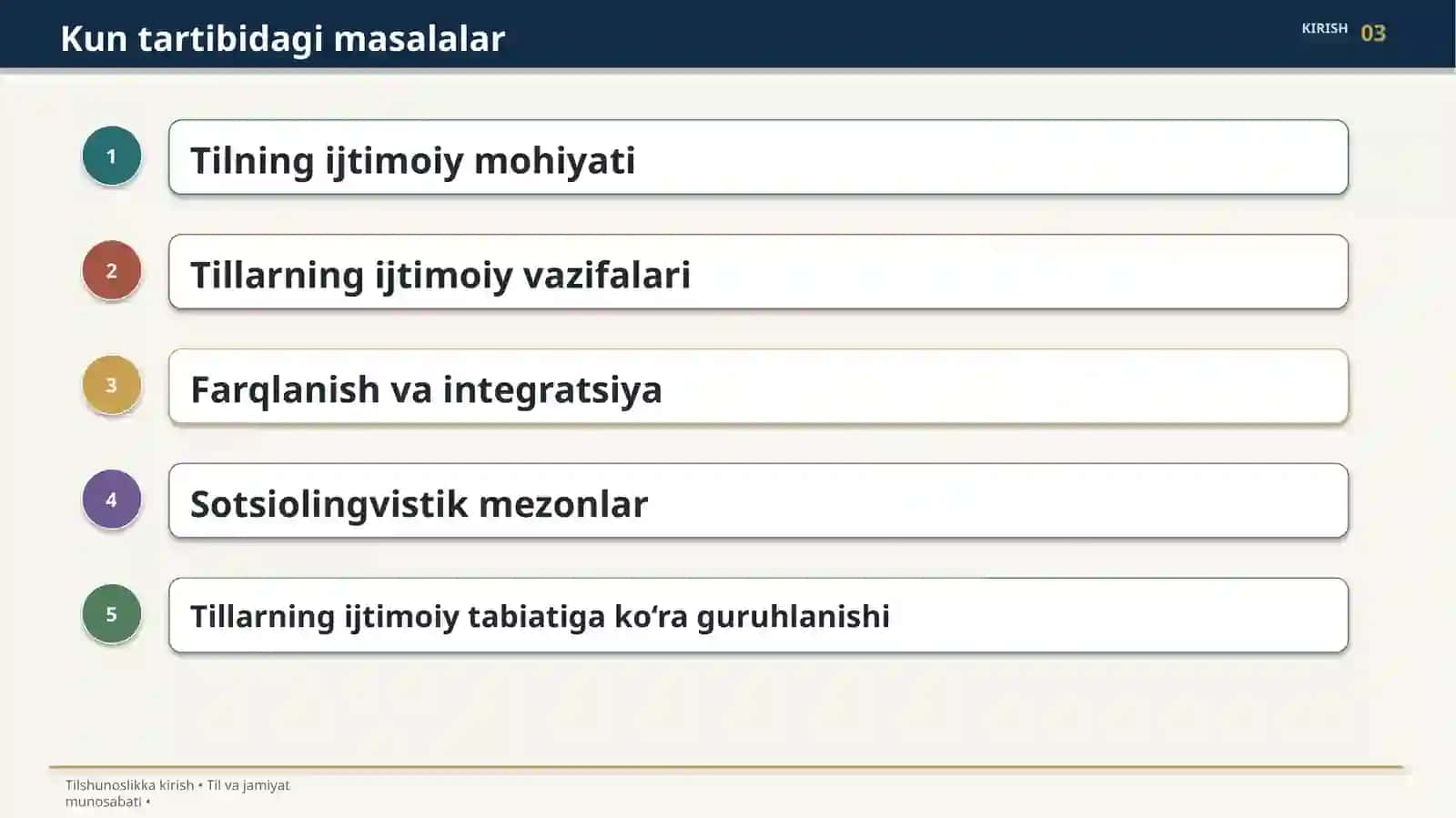 TIL VA JAMIYAT MUNOSABATI 3