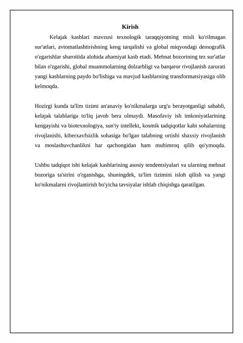 Kelajak kasblari 3