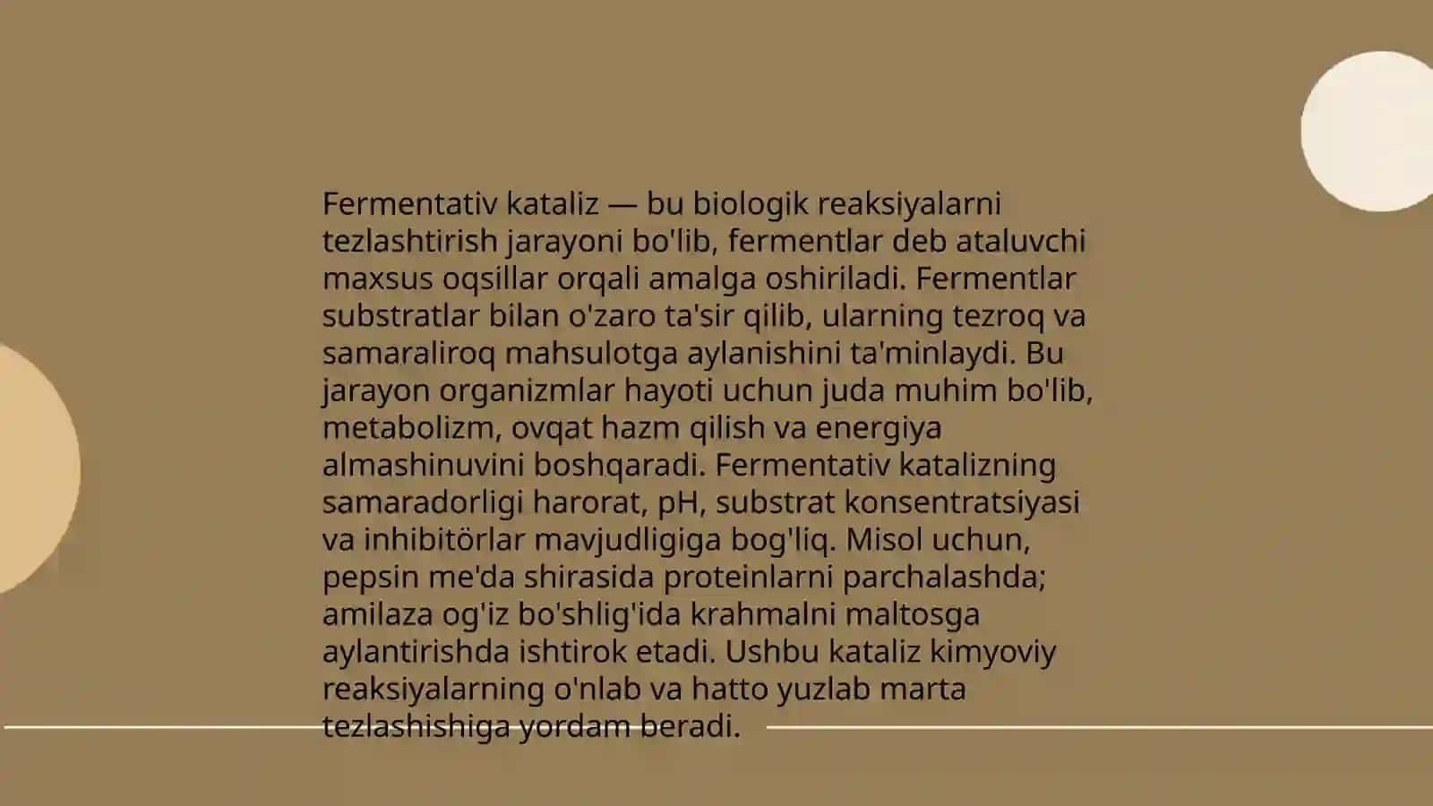 Kаtаliz nаzаriyalаri. Fermentаtiv kаtаliz 3