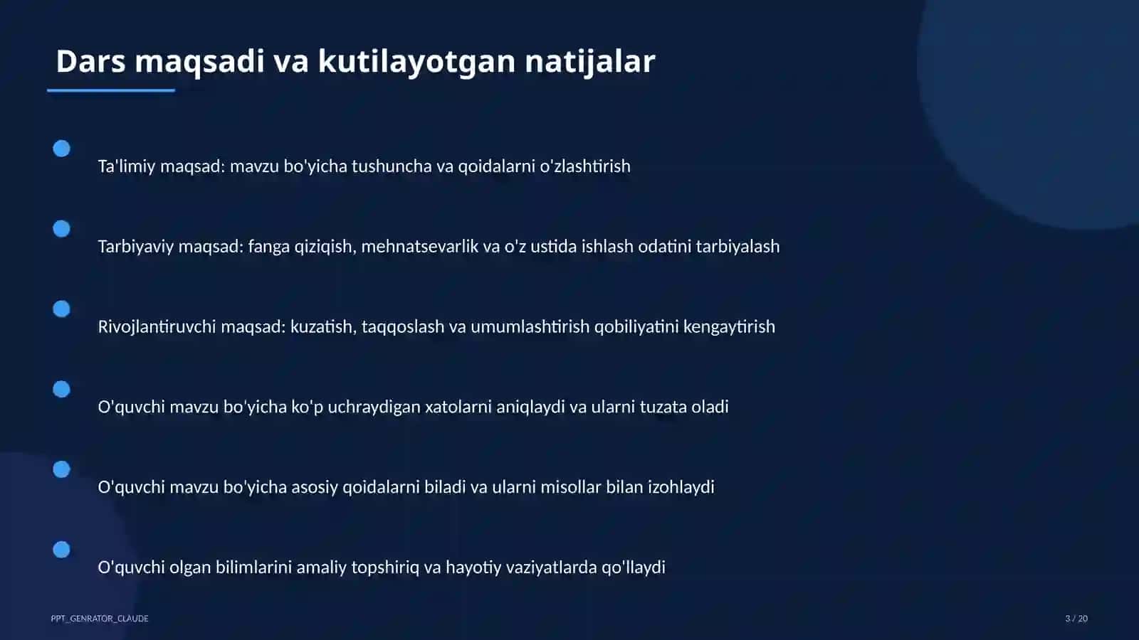 Mexanik tebranishlar va to'lqinlar (9-sinf) 3