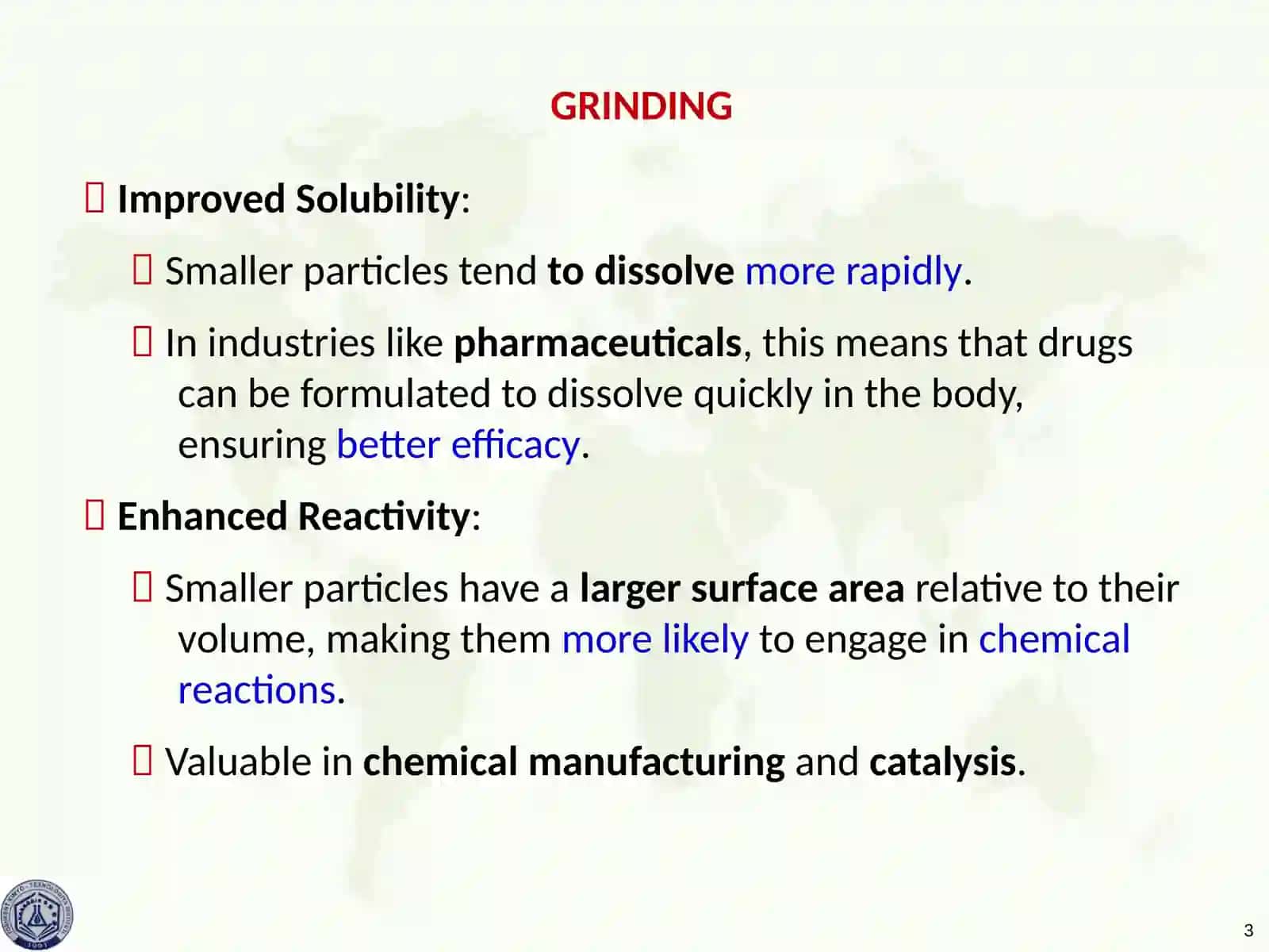 DEVELOPMENT OF GRINDING Mill SYSTEM 3