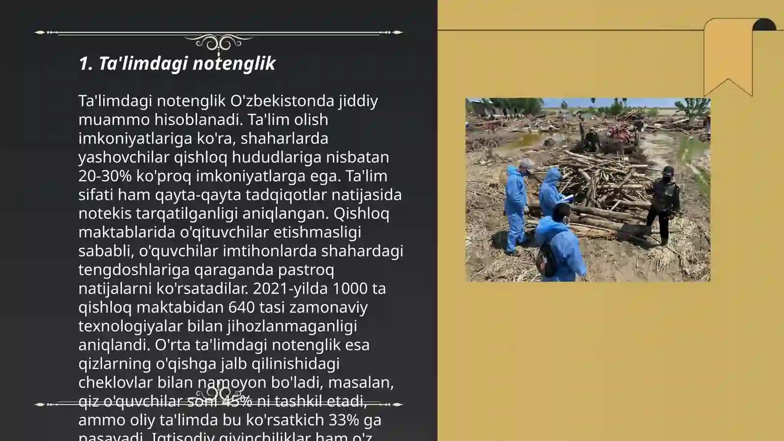 Ta'limdagi notenglik 3