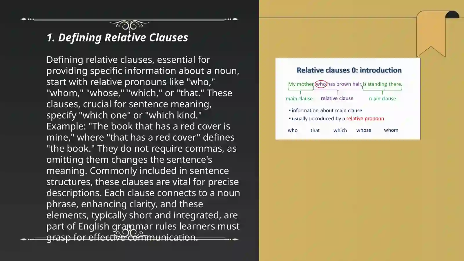 Relative clauses 3