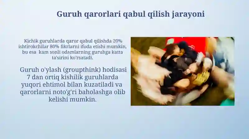 Kichik guruhlar psixologiyasi 3