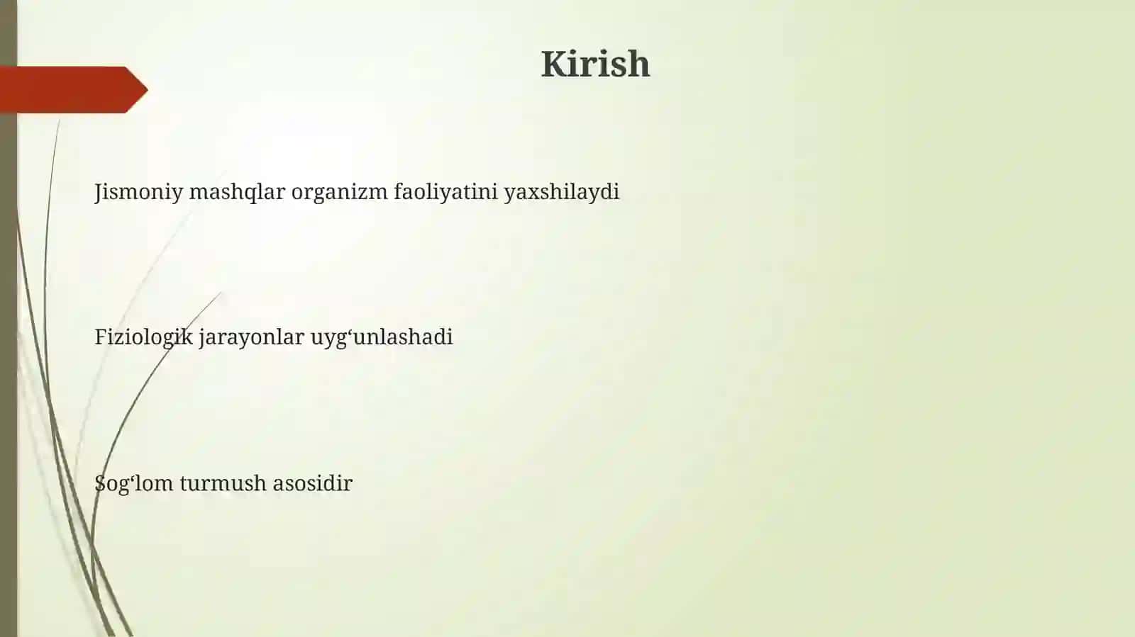 Jismoniy mashqlarning fiziologik tavsiyasi 3