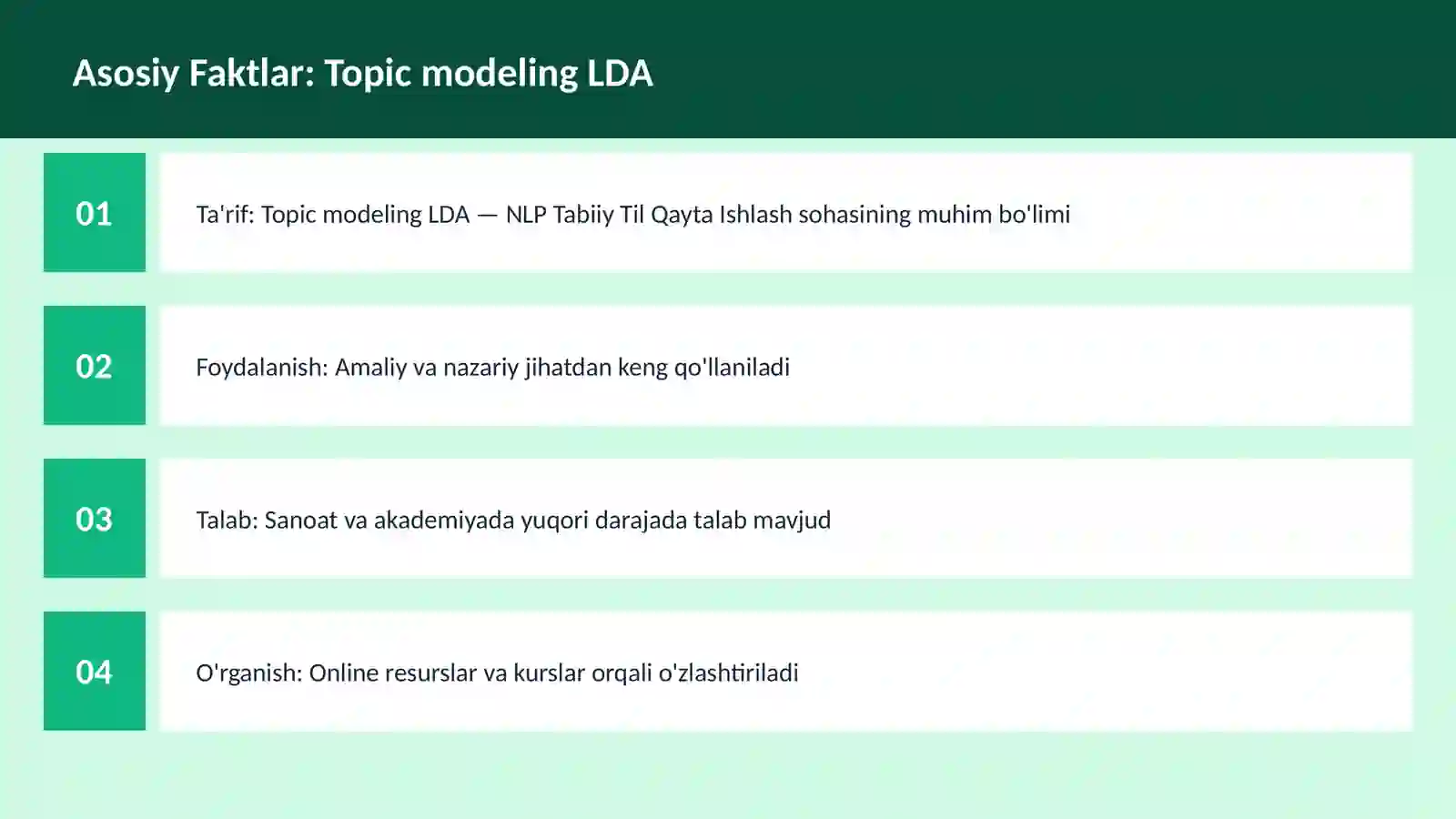 Topic modeling LDA 3