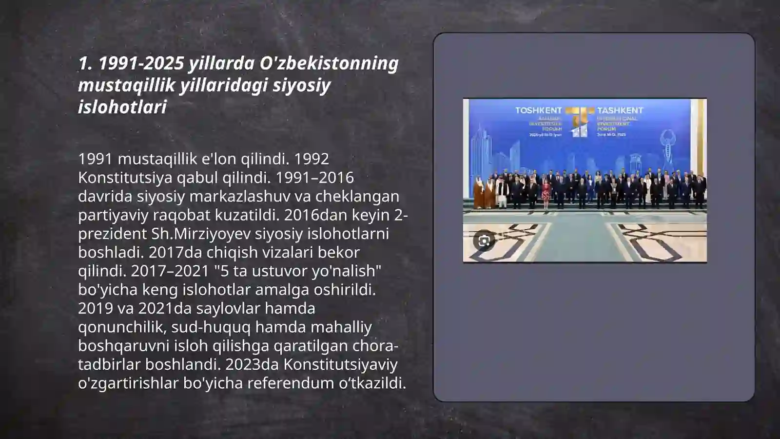 1991-2025 yil O'zbekiston va jahon taraqqiyoti 3