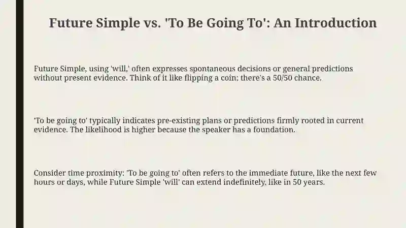 Future Simple vs. To Be Going To 3