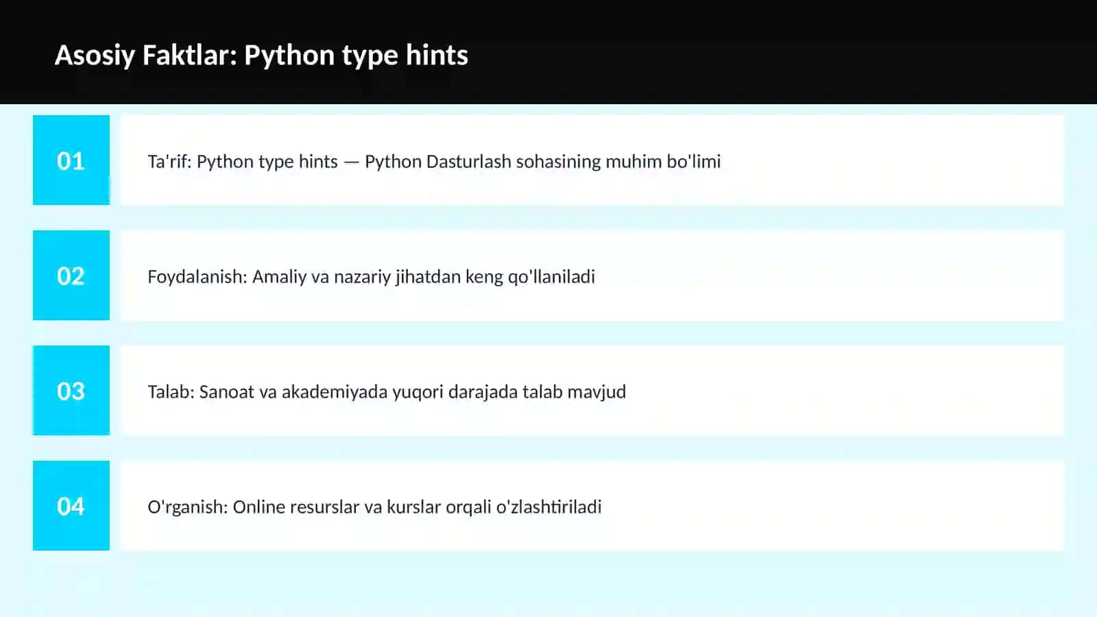 DASTURLASH | PYTHON DASTURLASH 4